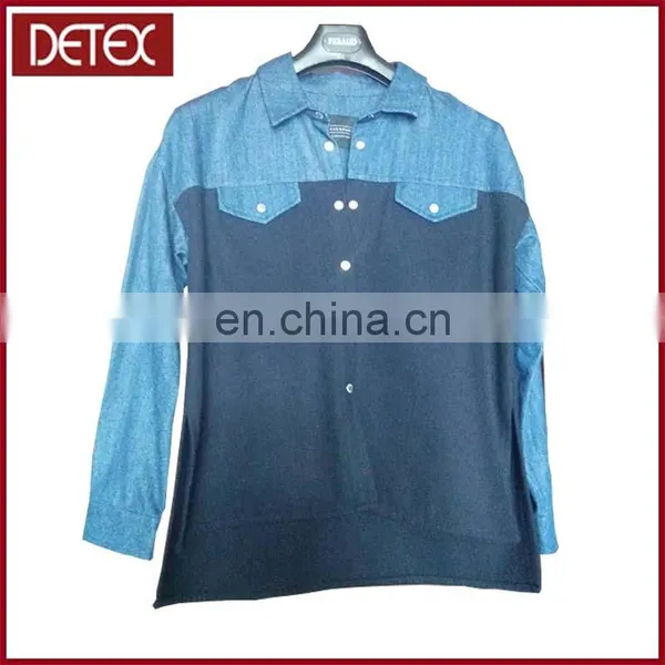 Wholesale Custom Light Blue Women Oversize Denim Jacket photo-2