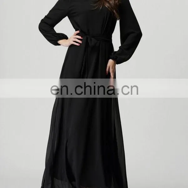 New Fashion Long Sleeve Muslim Dress photo-3