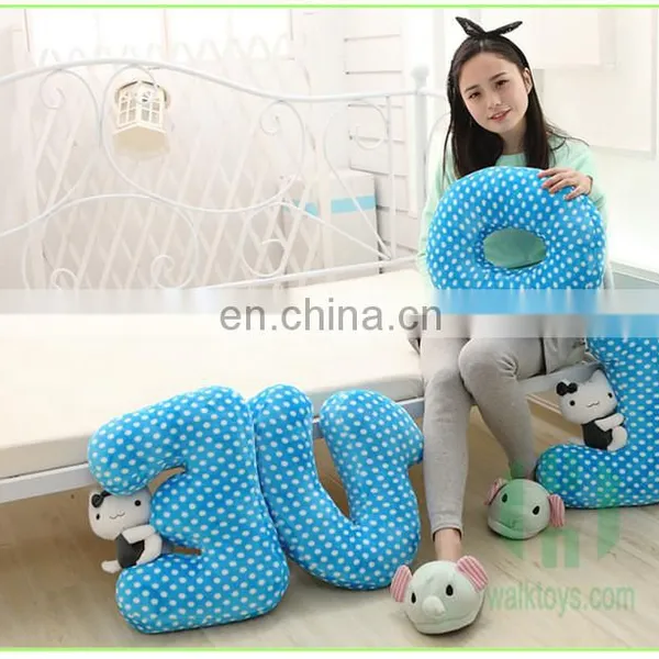 HI CE Latest Custom Valentine's Day Gift Letter Shaped Love Pillow for Sale photo-4