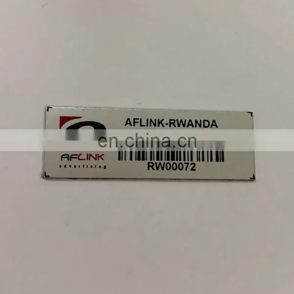 Strong Adhesive Metal Asset Tag With Barcode photo-3