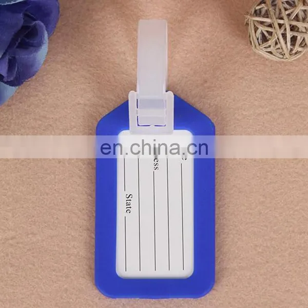 BSCI Assorted Color Tag Plastic Holder Key ID Name Label Tags Split Keyring photo-4