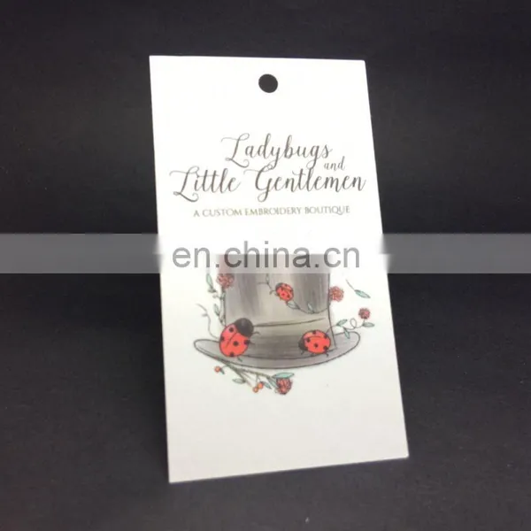 Elastic Swimwear Cardboard Swing Hang Tags photo-2