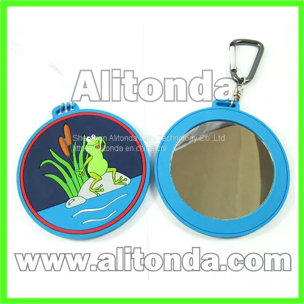 Custom and Supply Cartoon Pvc Soft Makeup Mini Small Mirror photo-2