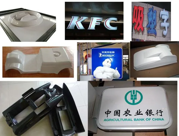 Acrylic ABS Vacuum Forming Machine Plastic Vacuum Thermoforming Machine for Sign Logo photo-3