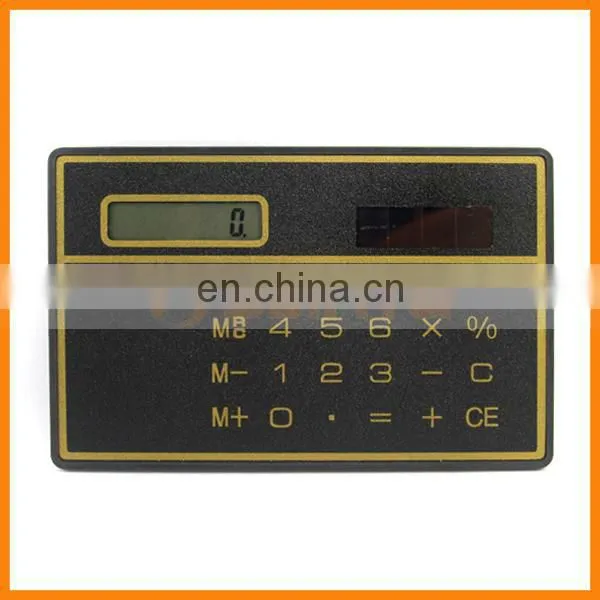 Small Size Solar Power Emergency Slim Pouch Bag Calculator