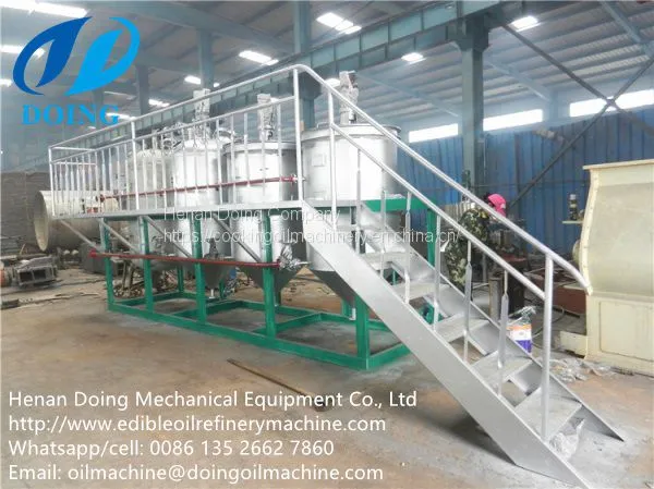 1-10tpd Small Capacity Batch Type Edible Oil Refinery Machine photo-3