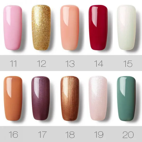 58 Colors Barbie Soak-off UV Nail Gel Polish Long Lasting Nail Art Manicure 7ML photo-3
