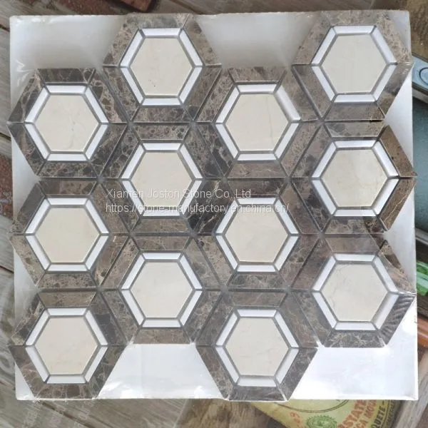 Мозаика из мармара в 3D-форме