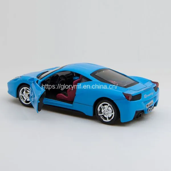 Die Cast Ferrari Model Car / 12cm Blue Function Mdoel Car Available photo-4