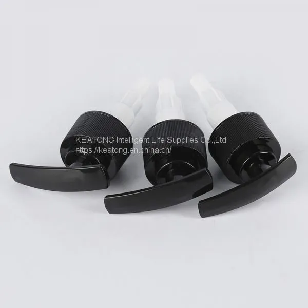 24/410 28/410 Wholesale Black Color Plastic Hand Press Type Liquid Lotion Pump photo-2