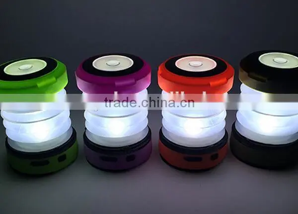 Camping Lantern With Phone Charger /Hand Crank Dynamo Lantern USB Rechargeable /Mini Collapsible LED Lantern photo-3
