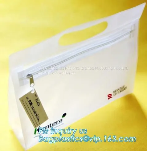 Organizer Zipper Bag Folder Office Stationery Bag, Zipper Stationery Envelope PP File Bag, Document File Bag photo-4