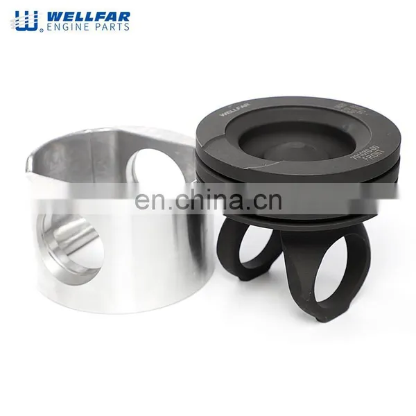 Diesel Engine Steel Piston for Cummins ISC 4089944/4941395(TOP)/3966721(SKIRT) photo-2