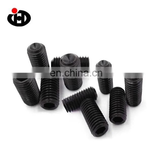 Hot Sale DIN916 Hex Socket Cup Point Set Screw Black Oxide Set Screw photo-4