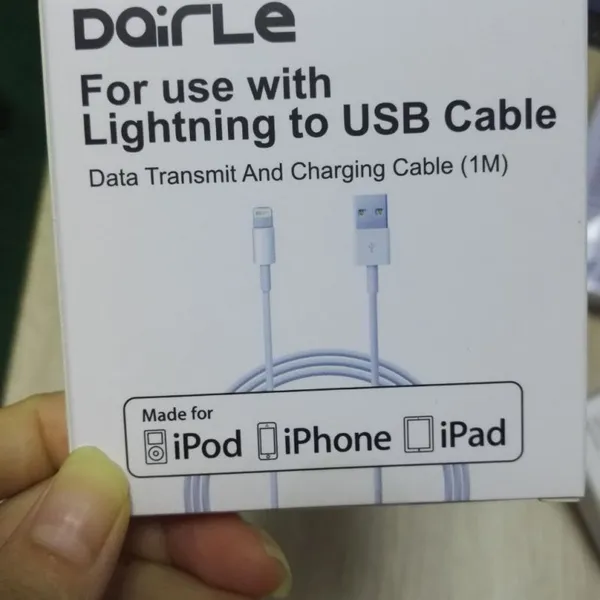 Good Quality White MFi Power Cord Portable Phone Charger for Cable Iphone Certificated MFi Original for Iphone 5 6 7 8 X photo-4