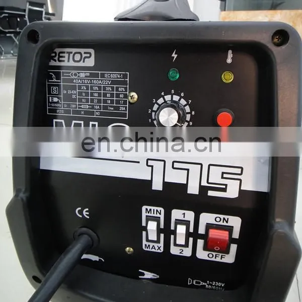 MIG175P Gas & Flux Gasless Hot dc Motors Inverter Welder Welding Machine Manufacture Supply photo-5