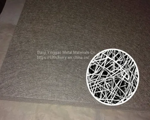 High Porosity Metal Nickel Fiber Felt photo-3