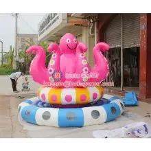 Supply Zhongshan Taile Amusement Manufacturing Small and Medium Sized Indoor and Outdoor Amusement Equipment Children's Park PVC Naughty Castle Inflatable Octopus (LT-KL01) photo-2