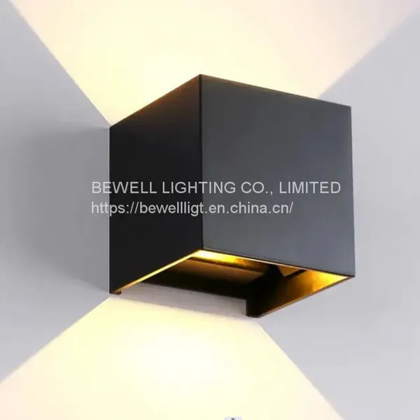 IP65 6w 16w White Black Up And Down Led New Light Wall Lamp 6000K photo-2