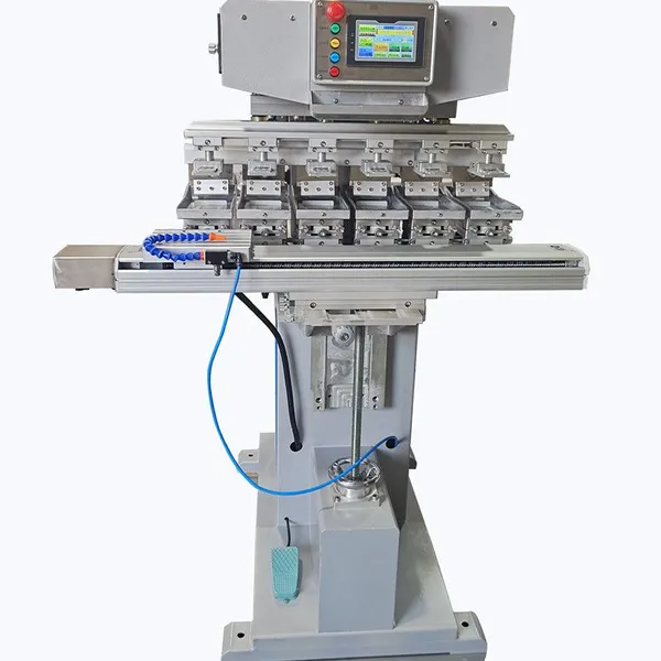 Meichao Six Colors Semi-automatic Shuttle Pad Printing Machine photo-3