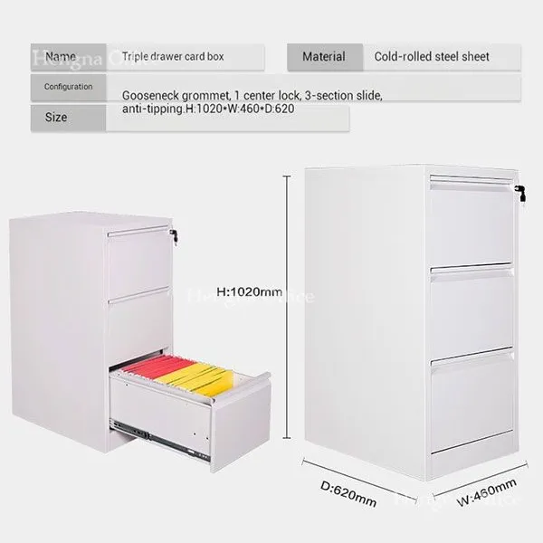 Top Quality Customized Heavy-Duty Steel Card Index Cabinet | Multi-Drawer Storage for Office & Industrial Use photo-3