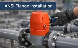 PVC-U Diaphragm Valve Fail Safe Close ANSI Backing Flange Inch for Water Treatment photo-3