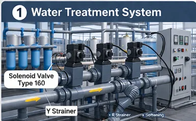 PVC Solenoid Valve 2/2 Way | Automatic Control Valve for Water Treatment System