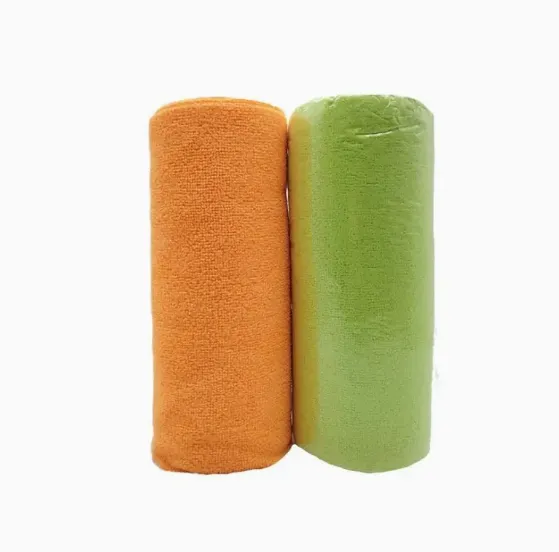 Kitchen Microfiber Cleaning Cloth Roll Tear Away Towels 30X30cm photo-4