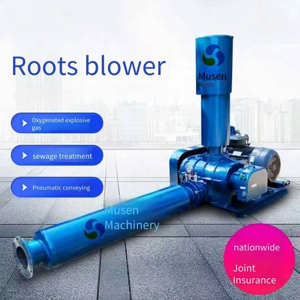 Roots Blower With a Rotation Speed of 800 - 1800 R/min, 15kw, Multiple Specifications Available, Top - Inlet and Side - Outlet, Cast Iron photo-5