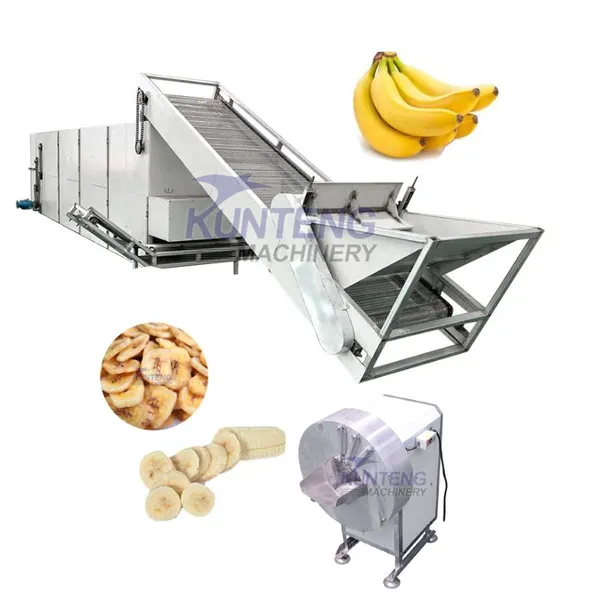 Banana Slice Production Line Ginger Banana Slicing Drying and Packaging Equipment