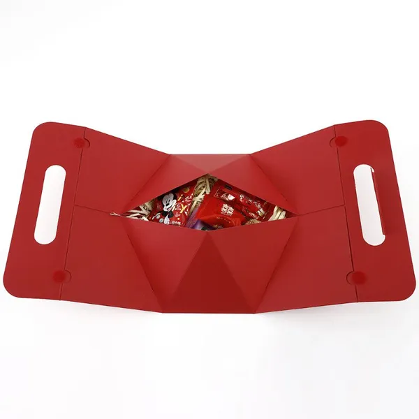 New Design Paper Cardboard Triangle Foldable Box photo-2
