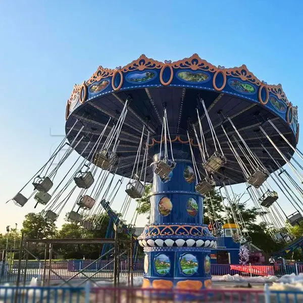 Commercial 36 Seats Wave Swinger Swing Flying Chair for Theme Park photo-2
