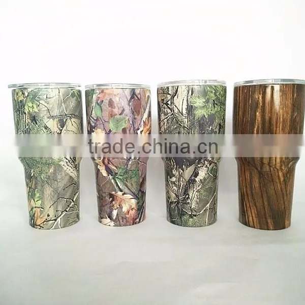 20oz/24oz/30oz New Style Popular Double Wall Vacuum Flask With Plastic Cover photo-5