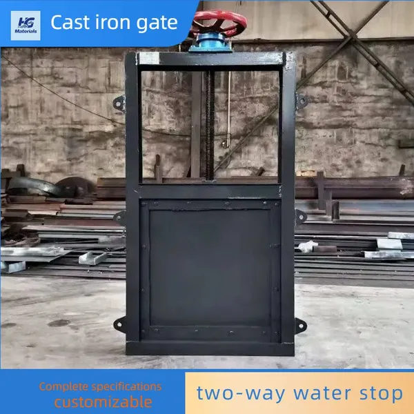 Channel Cast Iron Gate, Water Stop Gate for Large Rivers, Sewage Treatment and Water Conservancy photo-2