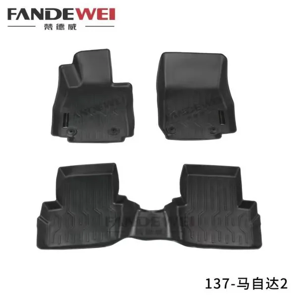 Use for MAZDA Mazda2 Odorles 3D Auto Carpet Car Floor Mat Luxury Carpet Easy to Clean Anti-slip Makers Custom All Weather Zero Formaldehyde Waterproof