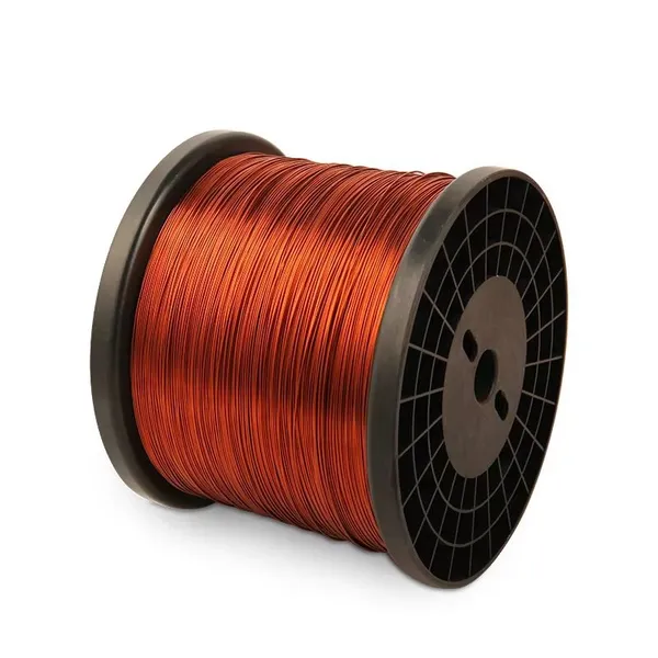 Massiv Emailierte runde Kupferdrahtspule Hohe Leitfähigkeit Magnetwicklung Elektrik für AC/DC-Motorenfabrik