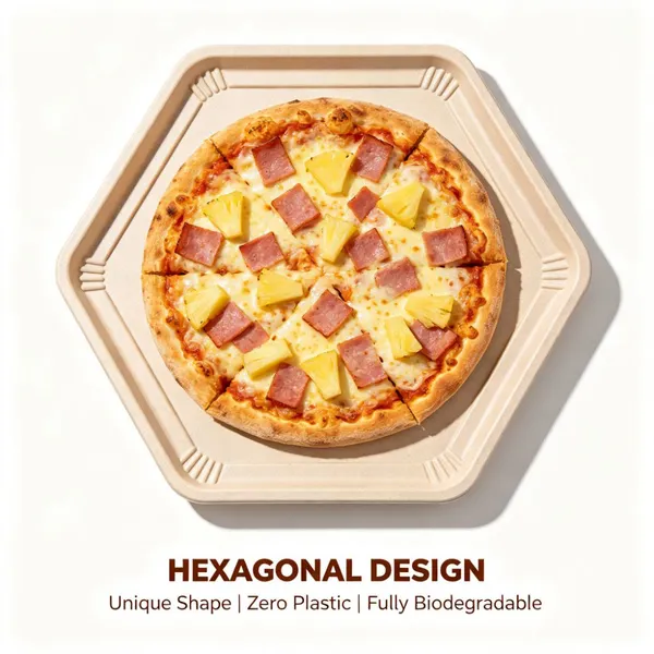 Factory Direct Paper Pulp Pizza Box With 100% Compostable Standard and Bulk Quantity Discount