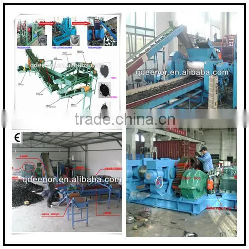 High Quality Scrape Waste Tyre Shredder Into Rubber Powder(energy Saving)/rubber Powder Making Line photo-4
