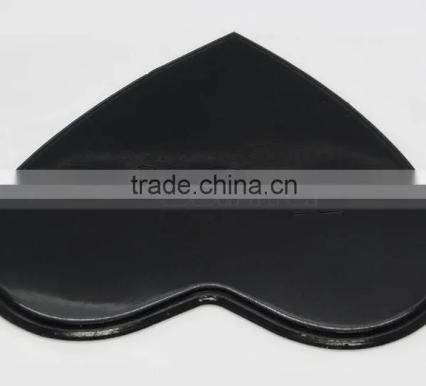 Black Color, Magic PU Gel Material Heart Shape Sticky Pad photo-3