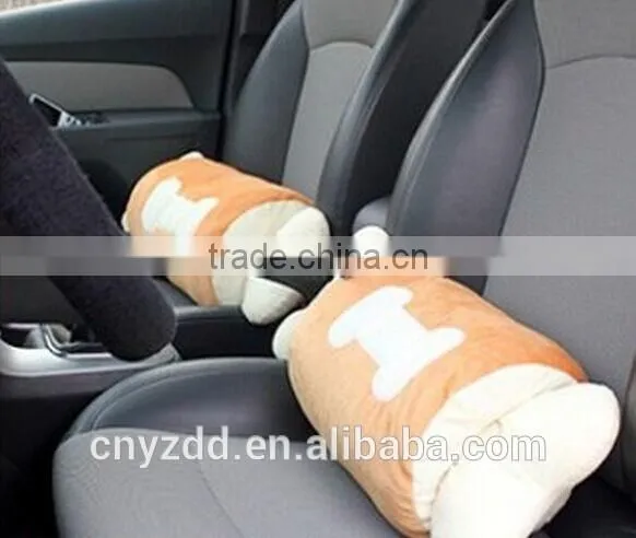 Plush Car Back Cushion/plush Car Cushion photo-3