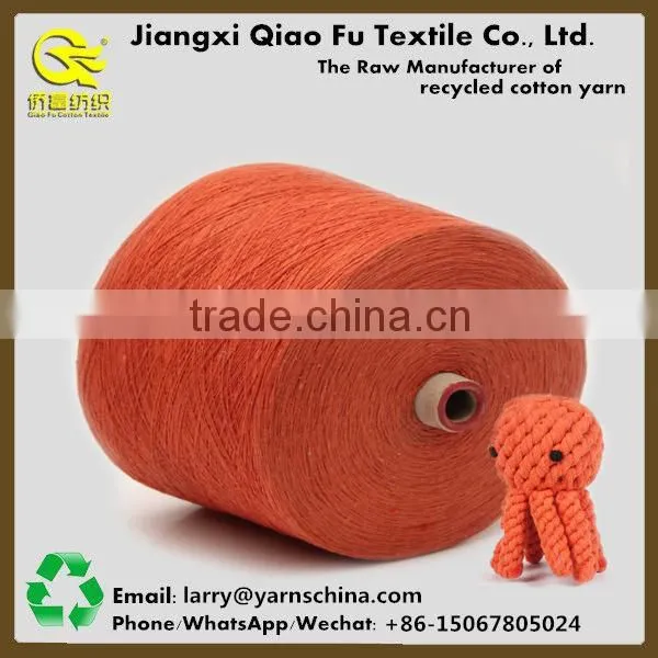 Open End Recycled Cotton Polyester Blended Yarn,Carded Cotton Yarn for Pet Balls photo-3
