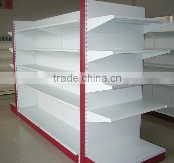 Black Supermarket Shelf/ Supermarket Gondola / Electronic Display Shelf