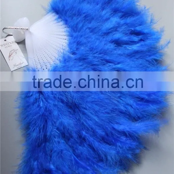 Europe Regional Feather And Promotion Advertising Theme Hand Party Feather Fan photo-2