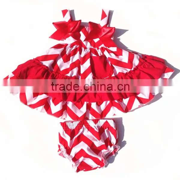 Wholesale Chevron Boutique Swing Top Set Girls Top Set