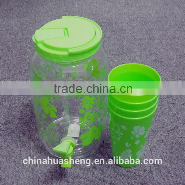 1G 3800 BPA FREE Jar Buffet Plastic Juice Jar PET Water Jar Custom Logo Custom Color photo-6