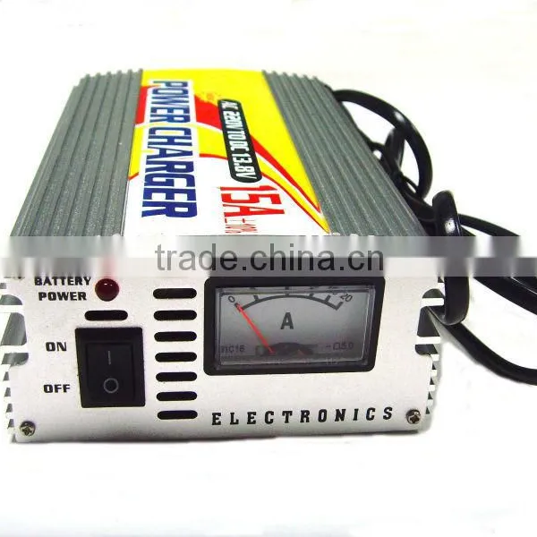 Factory Lead Acid/GEL/AGM 12V/24V/15A Battery Charger photo-4
