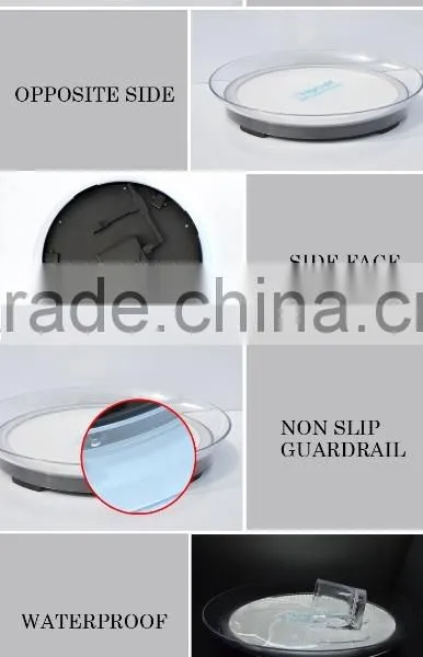 Edgelight LED Tray for Night Bar , Restaurant Use , Party Event Accessories Round Bar Tray photo-2