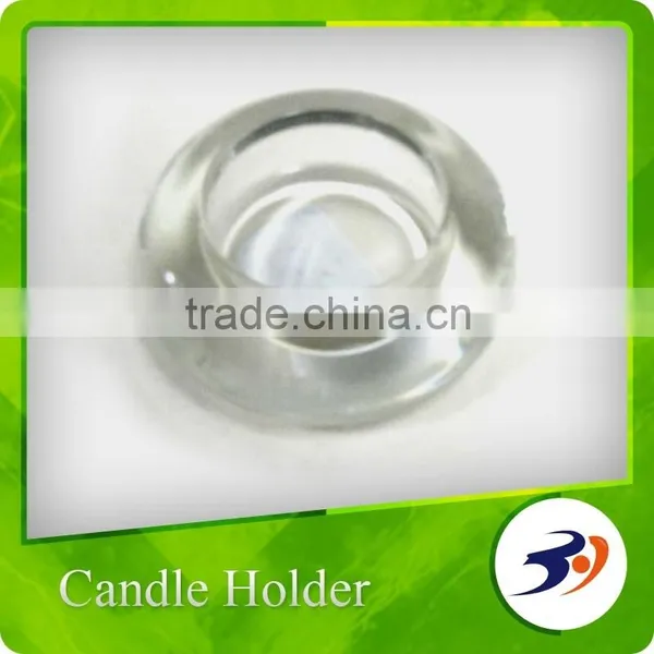 Clear Glass Candle Holder Stem With Lid photo-4