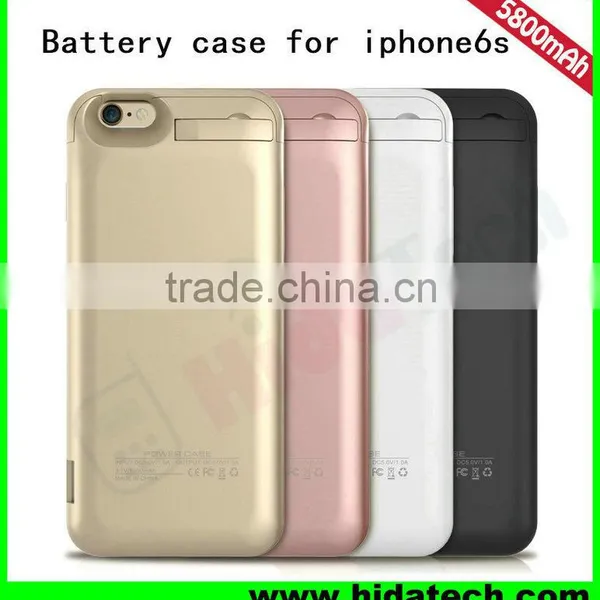 High Quality Emergency Backup Power Bank Battery Case for IPhone 6s Battery Cover Accessory photo-2