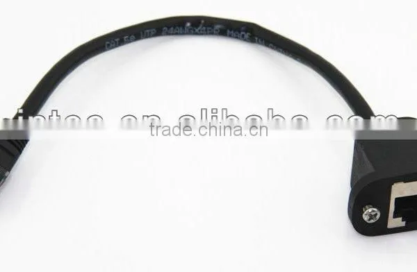 RJ45 Female to RJ45 8P8C Mountable Cable